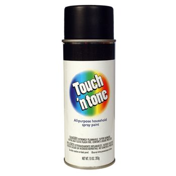 #003-55275 - Touch 'n Tone Flat Black Spray Paint