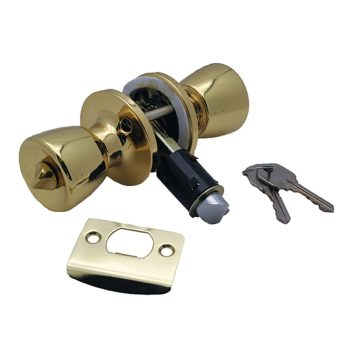 #013-220 - Interior Entry Lock, Polished Brass