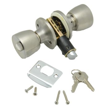 #013-220-SS - Interior Entry Lock, Stainless Steel