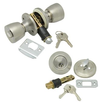 #013-234-SS - Interior Combo Lock Set, Stainless Steel