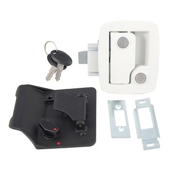 #013-534 - Bauer Key'd-A-Like Towable Lock w/keys, White