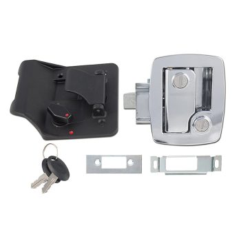 #013-535 - Bauer Key'd-A-Like Towable Lock w/keys, Chrome