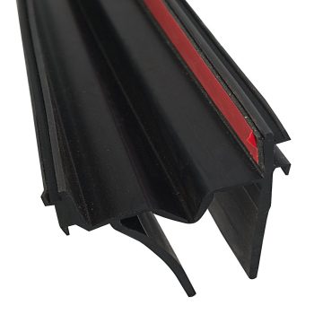 #018-2029-96 - Double EKD Base, w/1-3/4" wiper, 2" x 2-1/2" x 96"