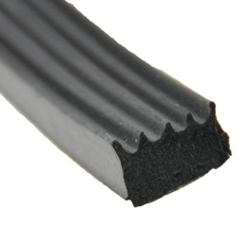 #018-664 - Ribbed Seal, 3/16"x 3/8" x 50'