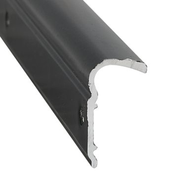 #021-51102-6 - Roof Edge Non-Insert, 1-1/8" x 1/2" x 6', Black
