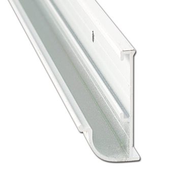 #021-56201-16 - Gutter Rail Insert, 1-1/2" x 7/8" x 16', Polar White