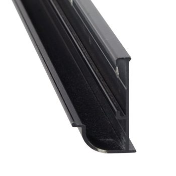 #021-56202-16 - Gutter Rail Insert, 1-1/2" x 7/8" x 16', Black