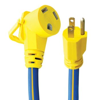 #16-00502 - 3 Prong 15-30 AMP 12" Adapter w/EZEEGRIP Handle