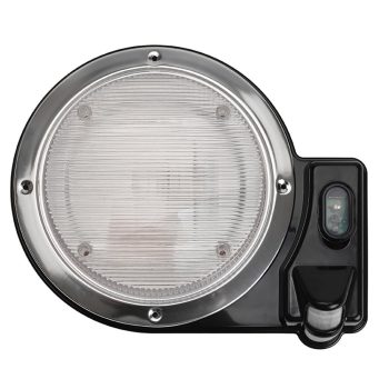 #016-SL2000B - Round Scare Motion Light - Black