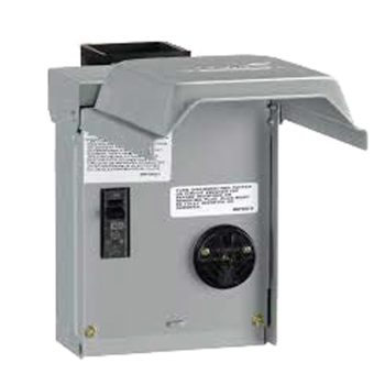 #U013CP - 30AMP Outdoor RV Power Outlet, 1 Pole