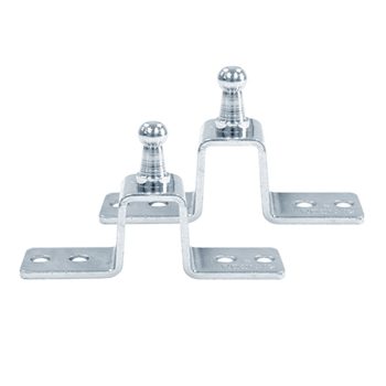 #010-187-2 - Hat Shaped Slotted Gas Prop Bracket, 2 Pack