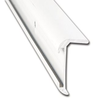 #021-85001-16 - Corner Molding Insert, Polar White - 1-1/5" x 3/5" x 16'