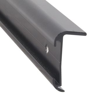 #021-85002-16 - Corner Molding Insert, Black 1-1/5" x 3/5" x 16'