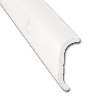 #021-86001-16 - Short Leg Trim, Polar White 1" x 1/3" x 16'