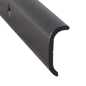 #021-86002-16 - Short Leg Trim, Black 1" x 1/3" x 16'