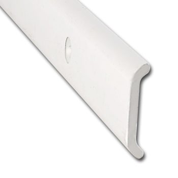 #021-87201-16 - Flat Trim, Polar White 1-1/32" x 1/6" x 16'